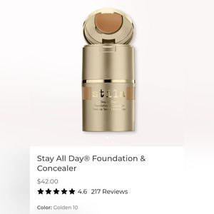 NIB🔥12 Hour Stila 2in1 "Stay All Day" Foundation & Concealer❤️‍🔥Golden